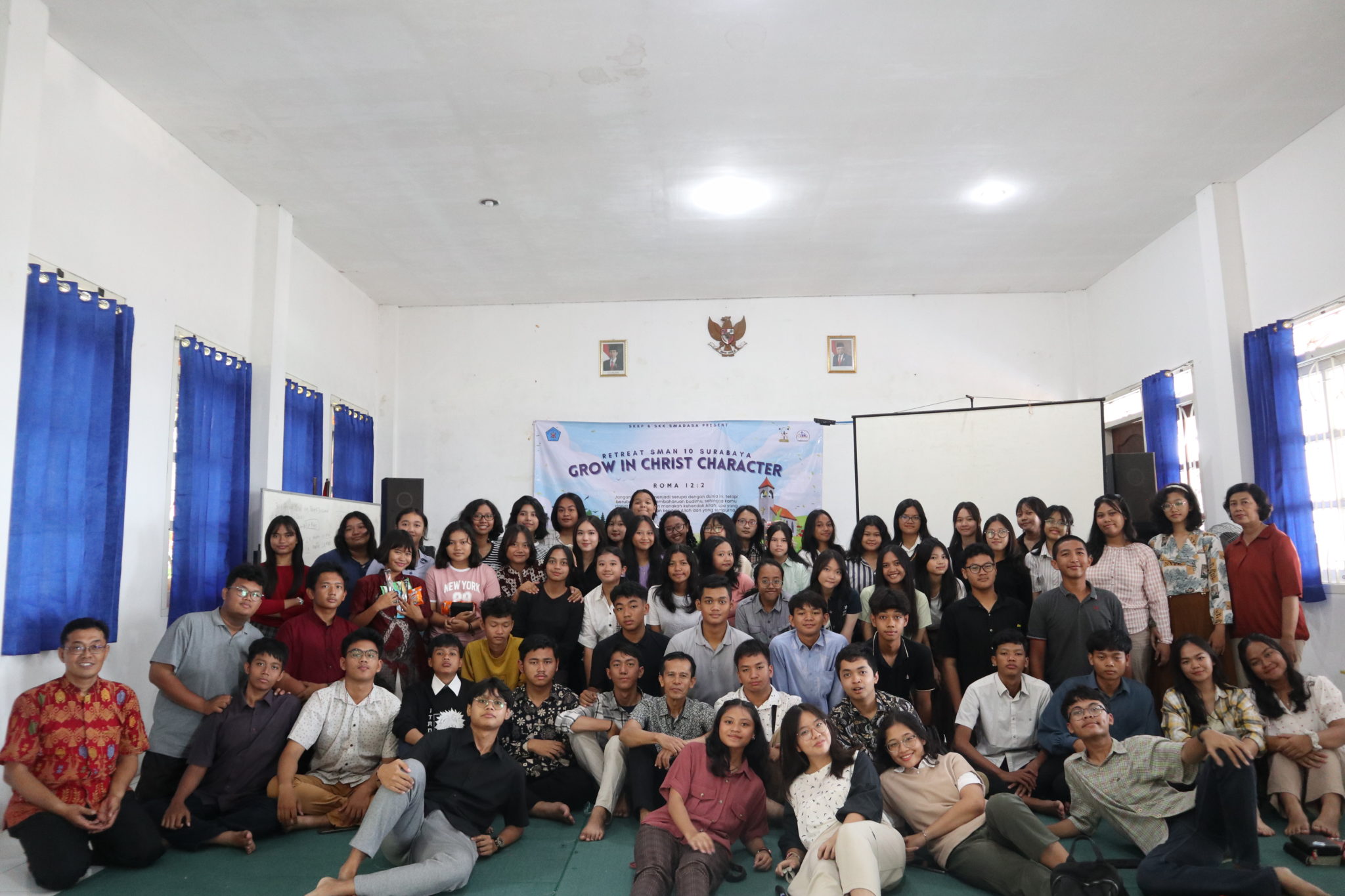Semangat Antusias dari Para Siswa Kristiani SMAN 10 Surabaya saat Mengikuti Kegiatan Retreat di Hotel Permata 